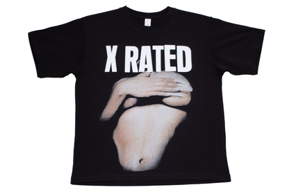 X Rated Tee Black